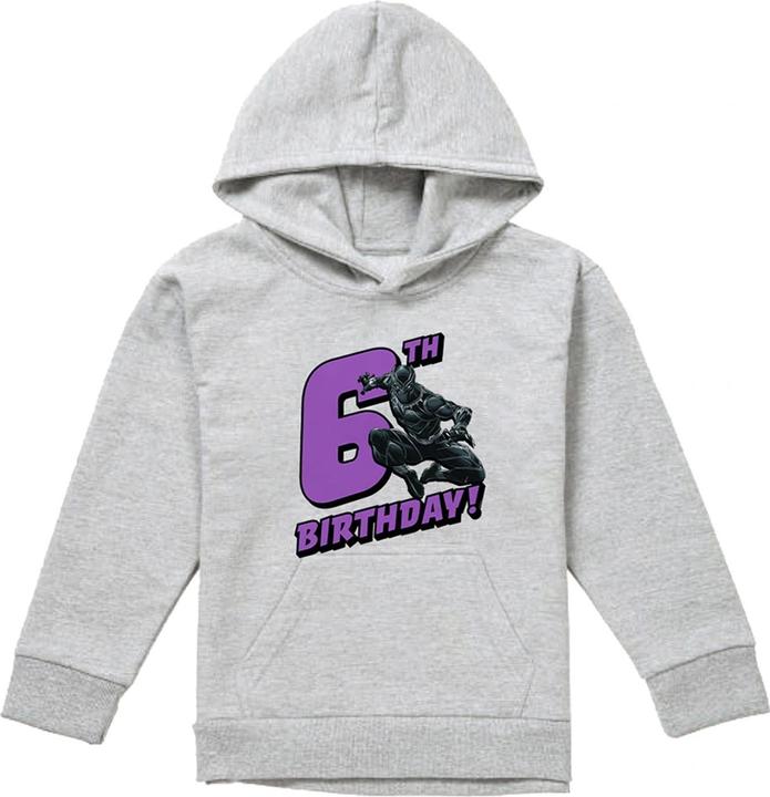 Image du produit Black - Sweat à capuche 6ème anniversaire - Enfant (128)