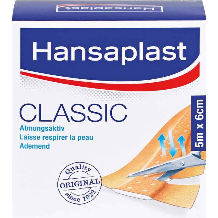 Produktbild Hansaplast Classic 5m x 6cm (1x)