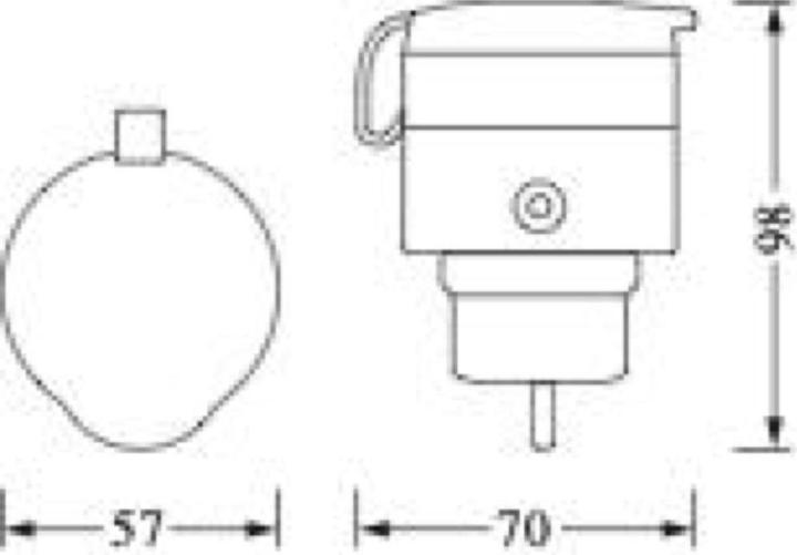 Actual product image Ledvance Outdoor Plug
