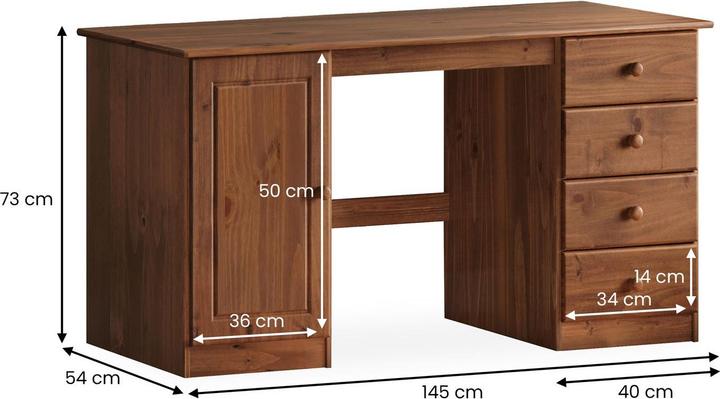 Image du produit IDIMEX Manager (145 x 54 x 73 cm)