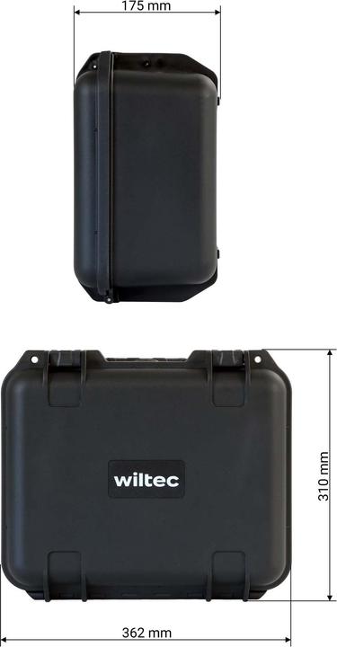 Produktbild Wiltec Universalkoffer 34x31x15,2cm wasserdicht Transportkoffer Schutzkoffer