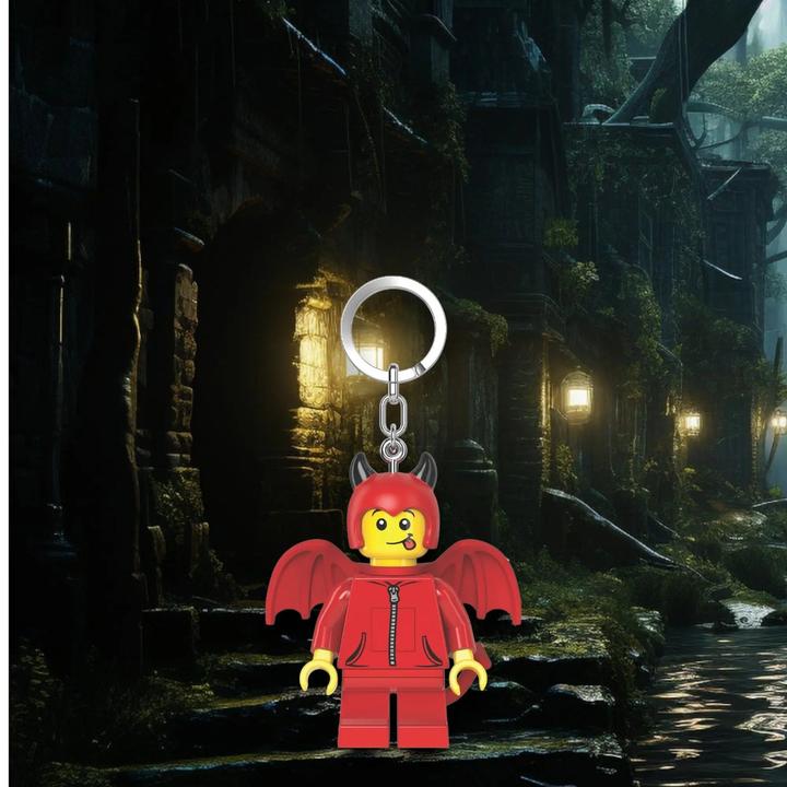 Produktbild Dungeons & Dragons LEGO Minifigures Schlüsselanhänger mit Leuchtfunktion Kleiner Teufel 8 cm