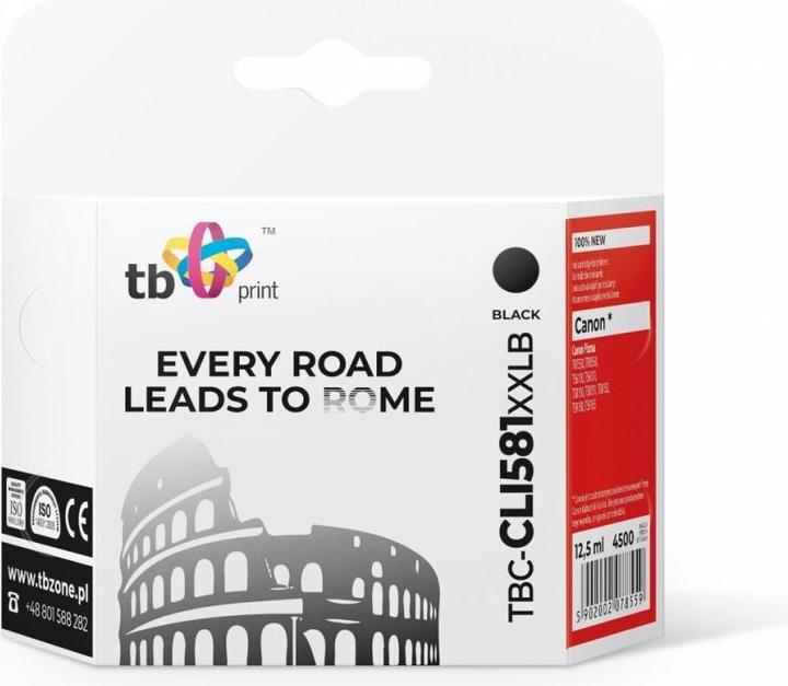 Actual product image TBC-CLI581XXLB ink cartridge 1 pc(s) Compatible Black (FC)