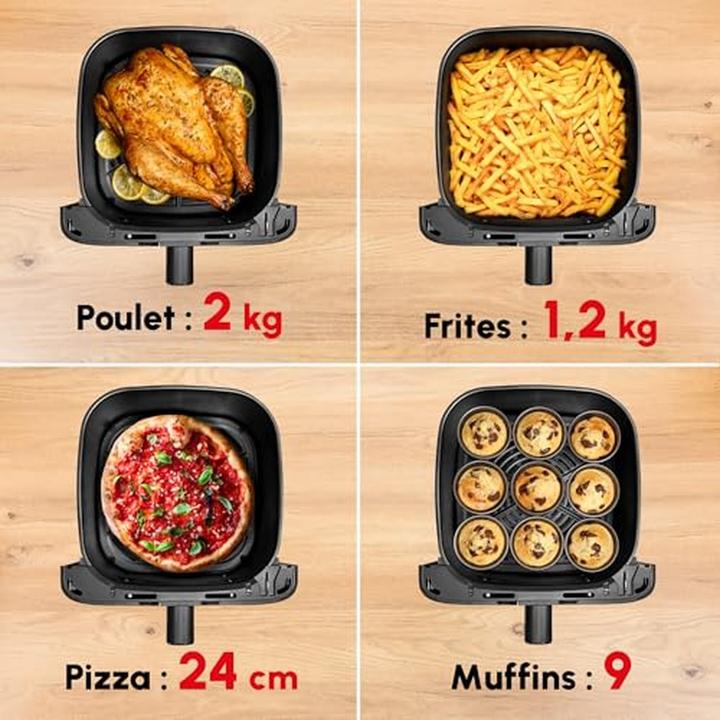 Produktbild Moulinex Luftfriteuse mit extra grosser Kapazität, 8 Modi, niedrigem Energieverbrauch und einfacher Reinigung