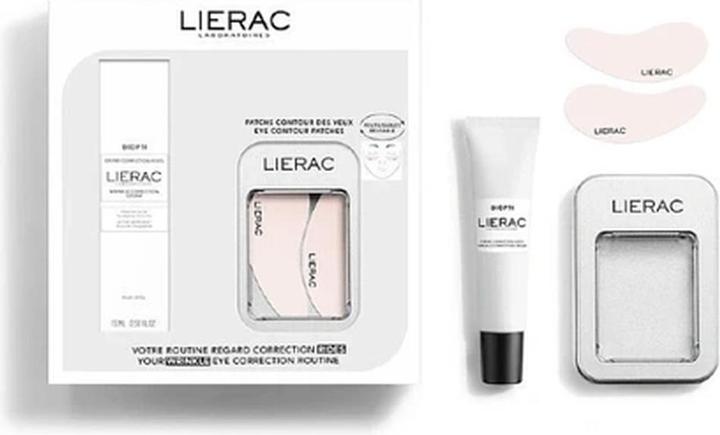Lierac Dioptiride Creme Set - 15ml Anti-Aging Augenbehandlung (Augenpflege Crème, 15 ml, Tag)
