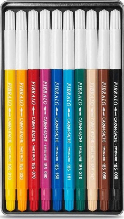 Productafbeelding Caran d'Ache Fibralo Metallschachtel (Veelkleurig, 10 x)