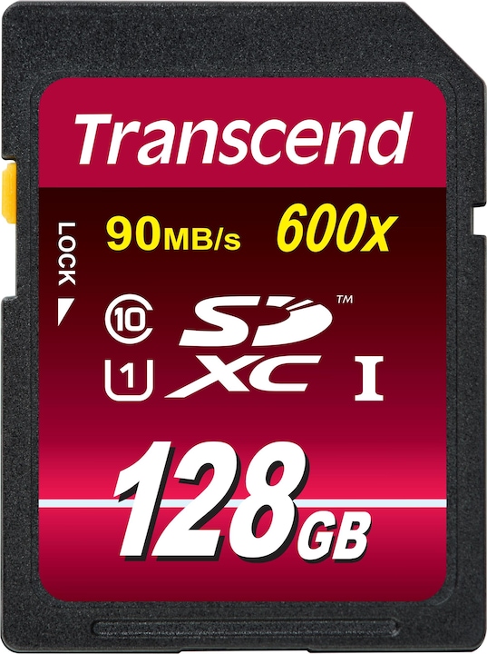 Produktbild Transcend SDXC Ultimate 600x (128 GB, SDXC, U1, UHS-I)