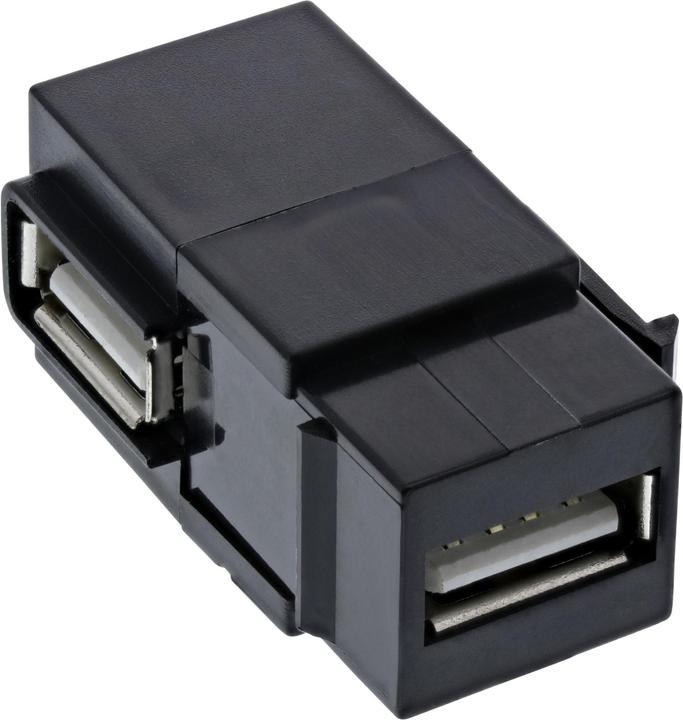 Image du produit InLine Insert USB 2.0 Keystone Snap-In (0.38 m, USB 2.0)