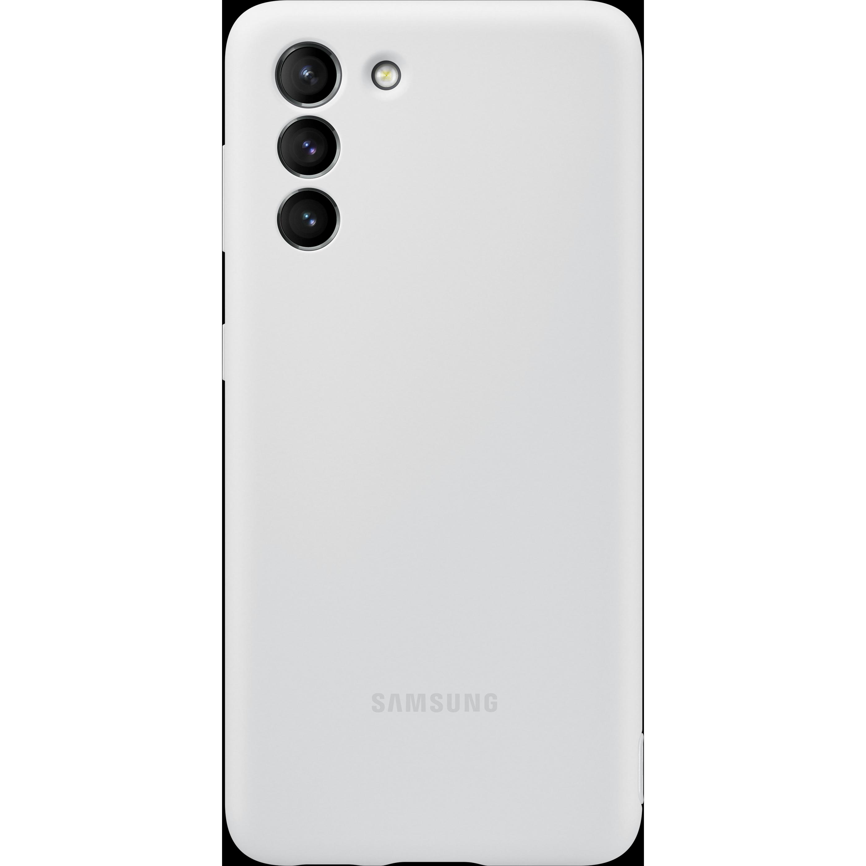 Samsung Silicone Cover (Samsung Galaxy S21+ 5G), Smartphone Hülle, Grau