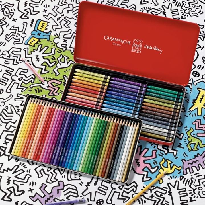 Produktbild Caran d'Ache Multiproduktset Keith Haring Sonderedition (82 x)