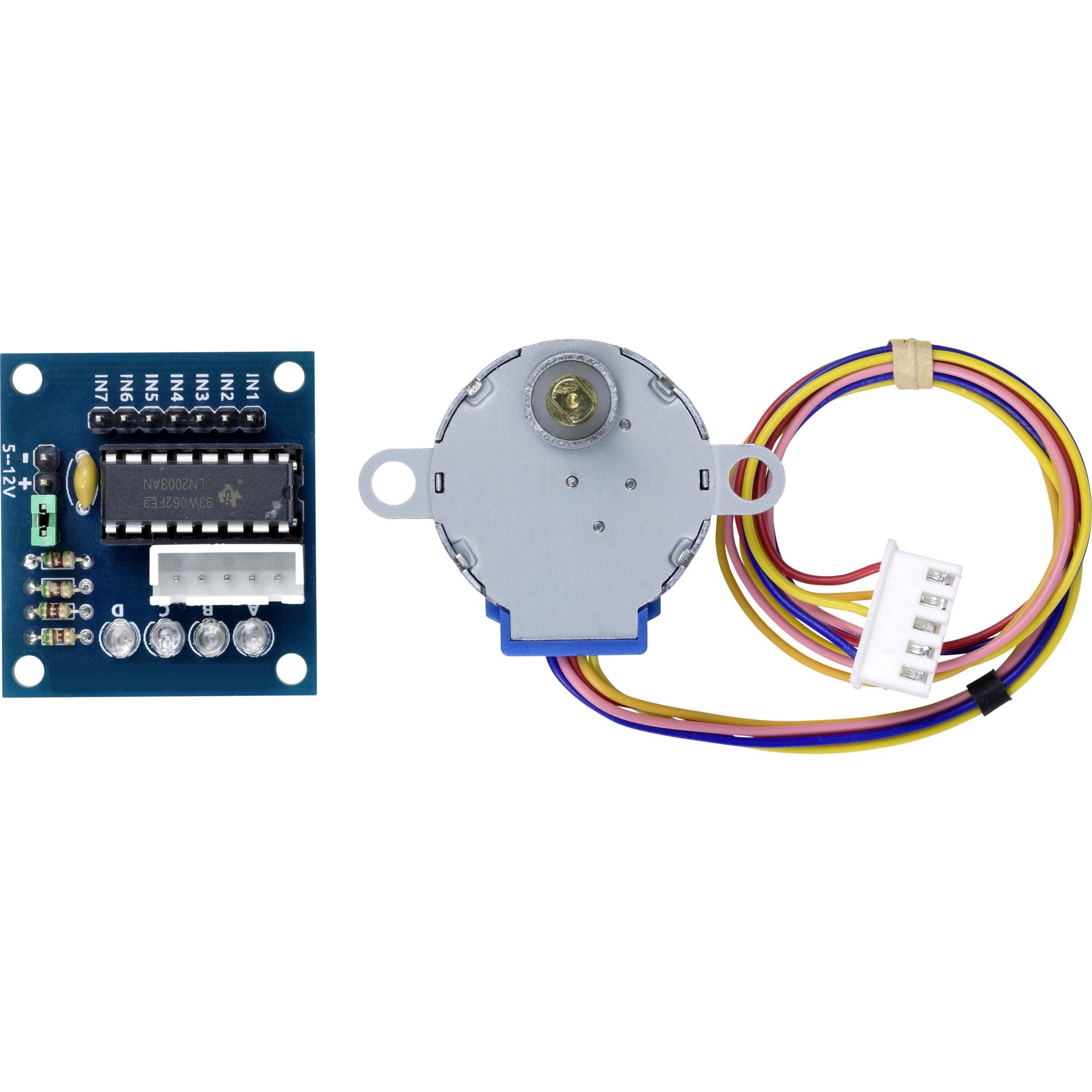 Tru Components Motore passo-passo con 5V/DC e scheda driver ULN2003, Scheda + Kit di sviluppo