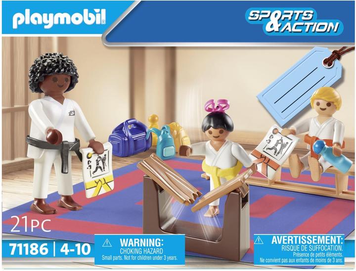Actual product image Playmobil 71186 Karate Training