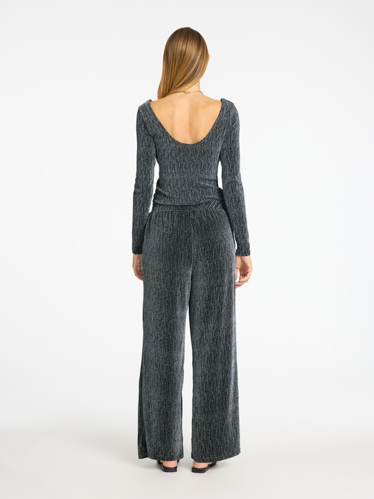 Produktbild Selected Femme Glitzer Oberteil mit langen Ärmeln (XL)