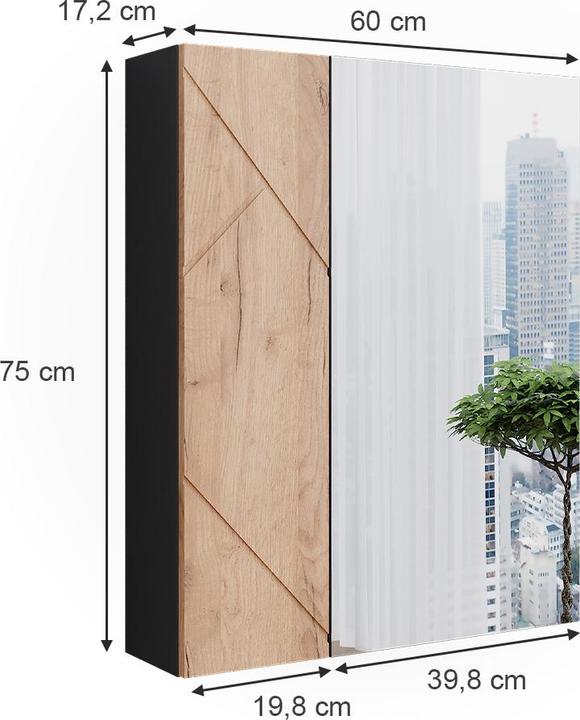 Produktbild Vicco Irma (60 x 17.20 x 75 cm)