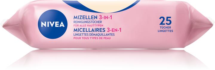 Actual product image NIVEA 3-in-1 Mizellen (Facial cleansing wipes, 25 ml)