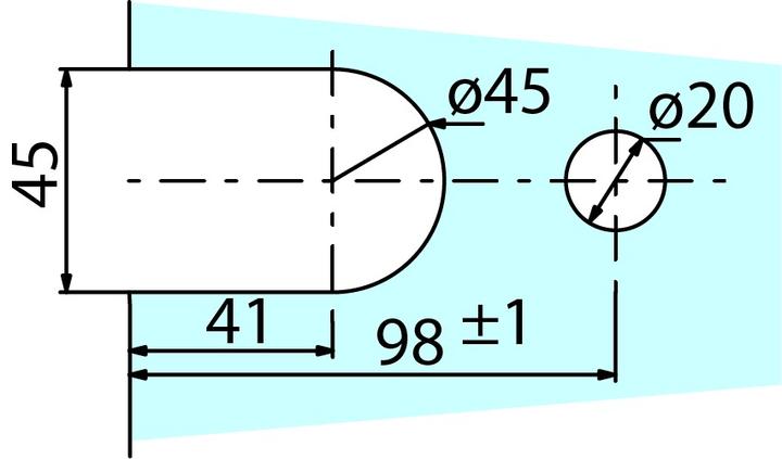 Produktbild effeff Duschpendeltürbänder