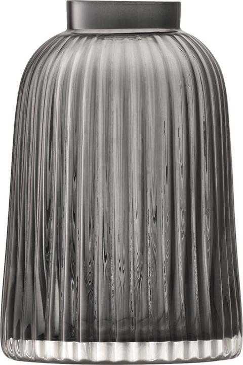 Actual product image LSA Pleat vase H20cm - gray (1 x)