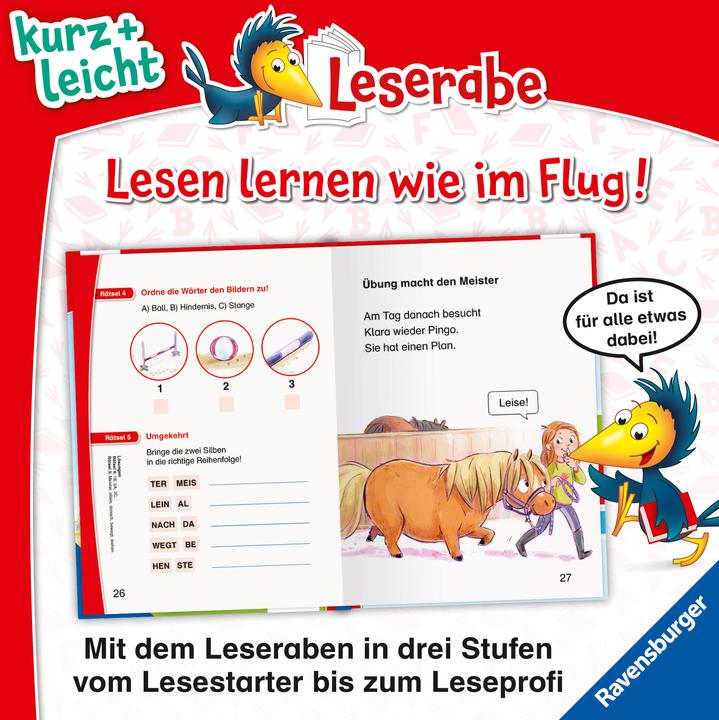 Actual product image Ravensburger Leserabe - 1. Lesestufe Kurz und leicht: Kleines Pony, grosser Traum (German, Susanne Becker, Cathy Ionescu, 2024)