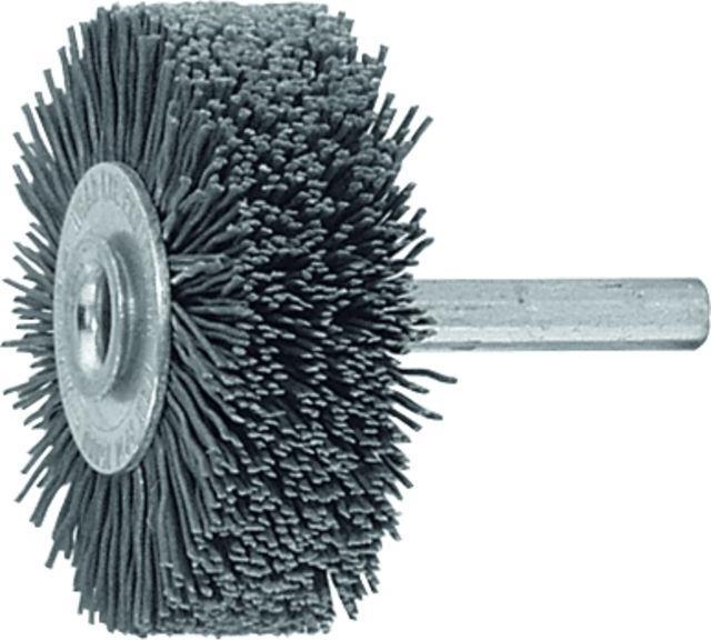 Productafbeelding Lessmann Ronde borstel Ø 50 x 10-12 mm Schurende borstelharen SIC K 320 / 0.60 mm (320)