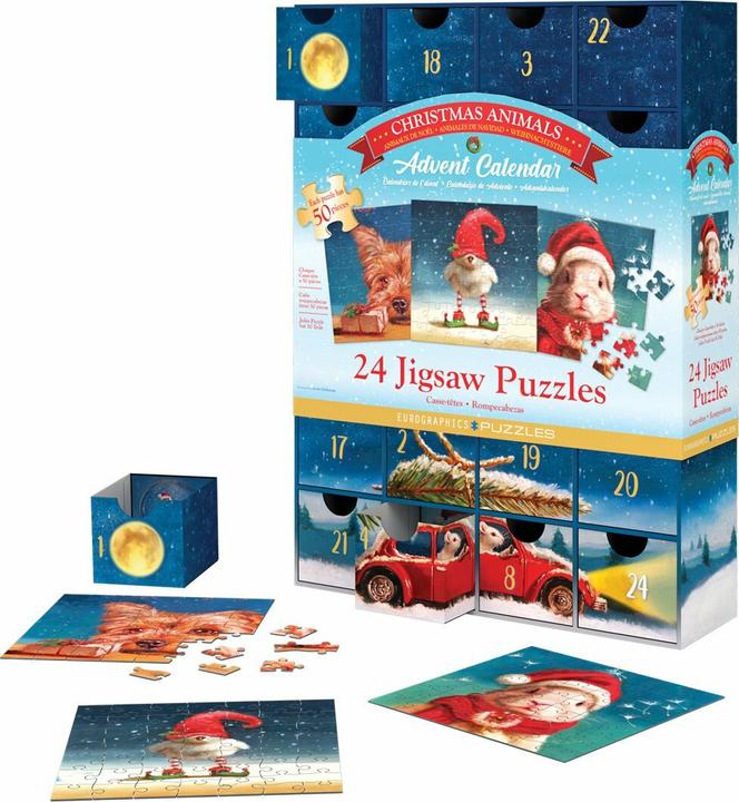 Actual product image Eurographics Puzzle - Christmas animals