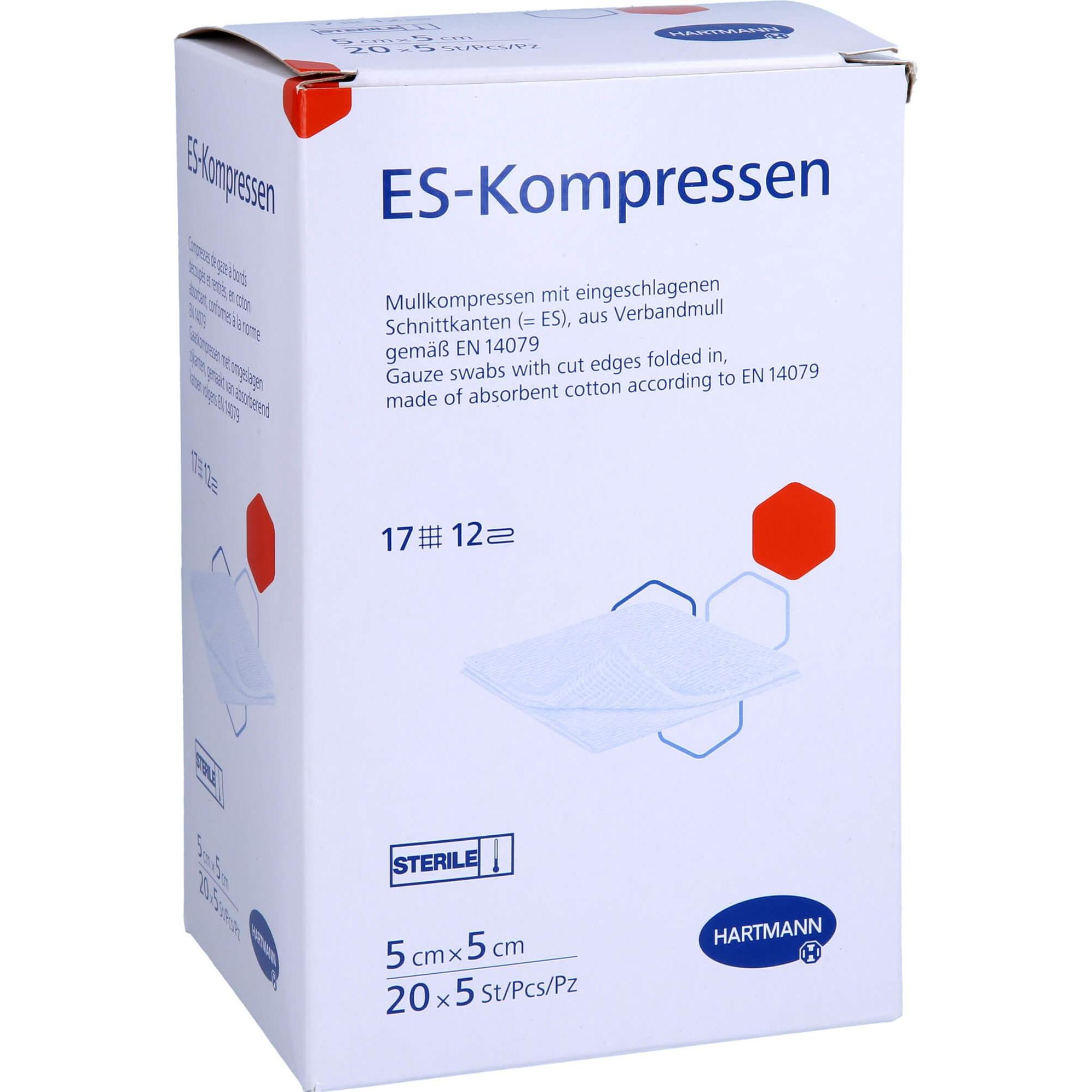 Hartmann, Verbandsmaterial, ES-KOMPR STER 5X5CM
