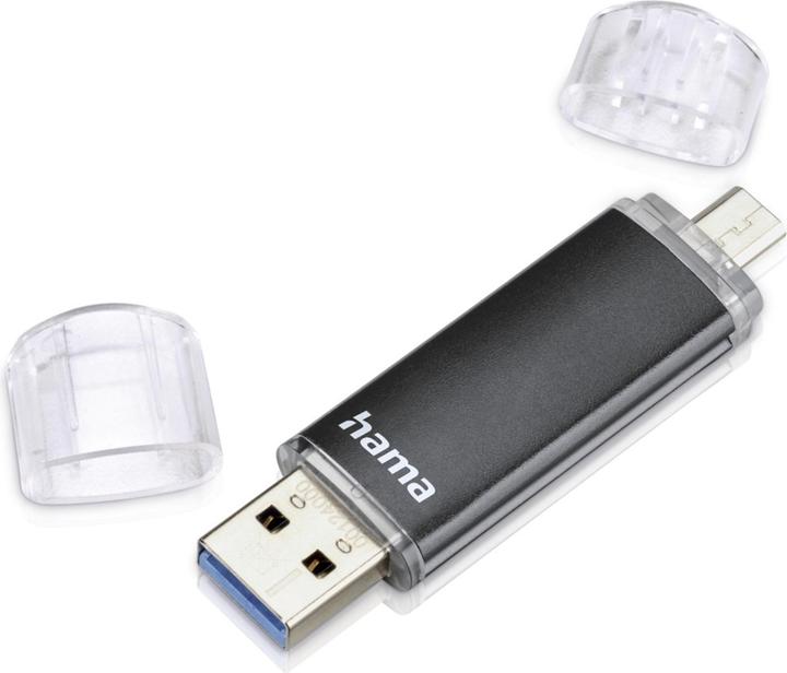 Image du produit Hama Laeta Twin USB 3.0 16GB (16 Go, USB-A)
