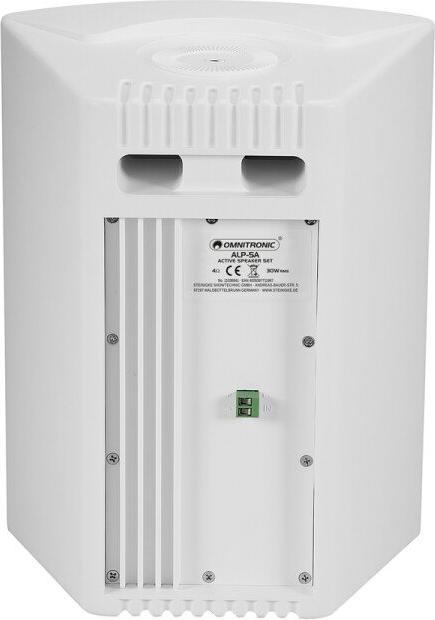 Actual product image Omnitronic ALP-5A Active Speaker Set white (Active, 2x 30 W)