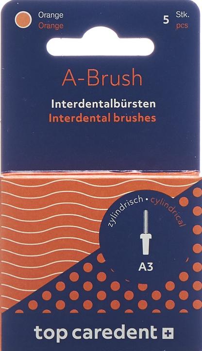 Actual product image Top Caredent A3 IDBH-O Interdentalbürste orange >0.9mm (5 x, 0.90 mm)