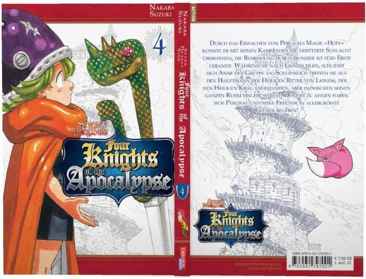Actual product image Seven Deadly Sins: Four Knights of the Apocalypse 4 (German, Lasse Christian Christiansen, Suzuki Nakaba, 2023)