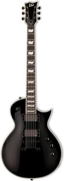 Actual product image ESP LTD EC-401BK Electric Guitar Black (Electric guitar, Mahogany, Maple, NATO)