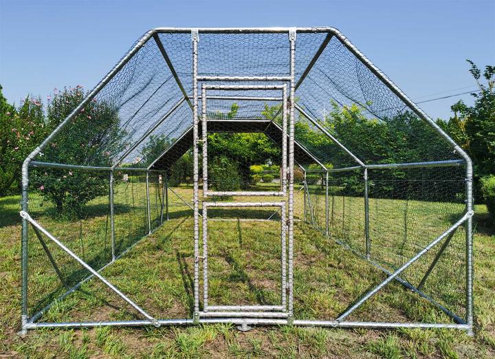 Produktbild Wiltec XXL Freilaufgehege 6x3x2m Aussengehege Voliere Hühnerstall Kleintiergehege