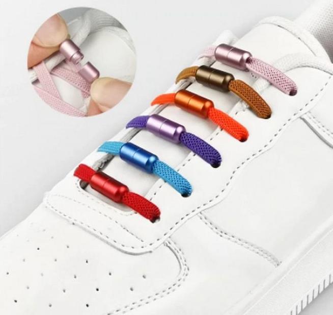 Produktbild MU Classic 1 Paar Elastische Flache Schnürsenkel ohne zu Binden