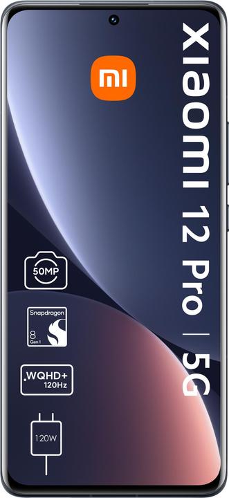 Produktbild Xiaomi 12 Pro 5G (256 GB, Grau, 6.73", Dual SIM, 5G)