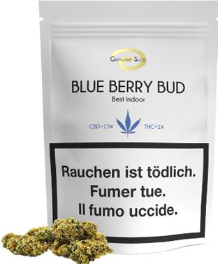 Produktbild Genuine Swiss Blue Berry Bud Minibuds (10 g, Indoor)