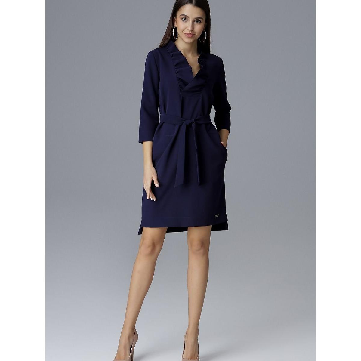 Figl, Damen, Kleider, Cocktailkleid, Blau, (XL)