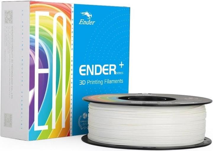 Immagine prodotto Creality Filamento PLA+ Bianco, 1,75 mm, 1 kg (PLA, 1.75 mm, 1000 g, Bianco)