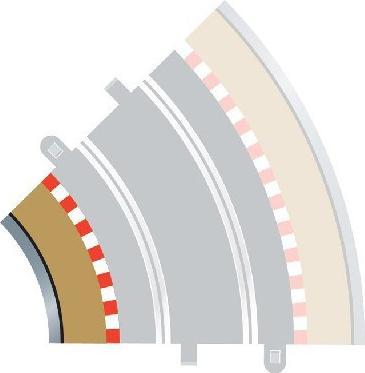 Immagine prodotto Scalextric Borders R2 Inner 4 pezzi