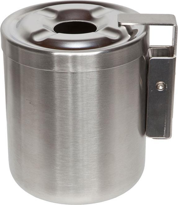 Planetstar Posacenere da parete in acciaio inox