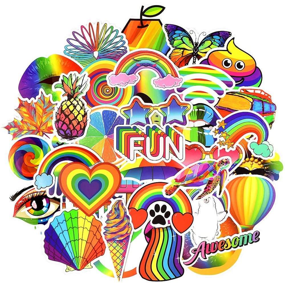 JTI, Sticker, Packung mit Aufklebern - Regenbogen