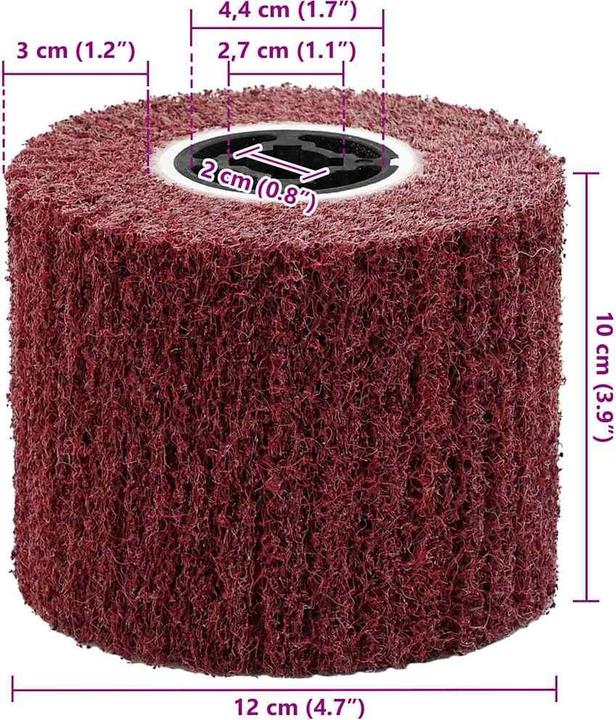 Actual product image vidaXL Schleifrollen (80)