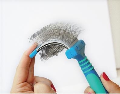 Produktbild Vivog Borstel Dubbelzijdig Buigbaar Blauw
