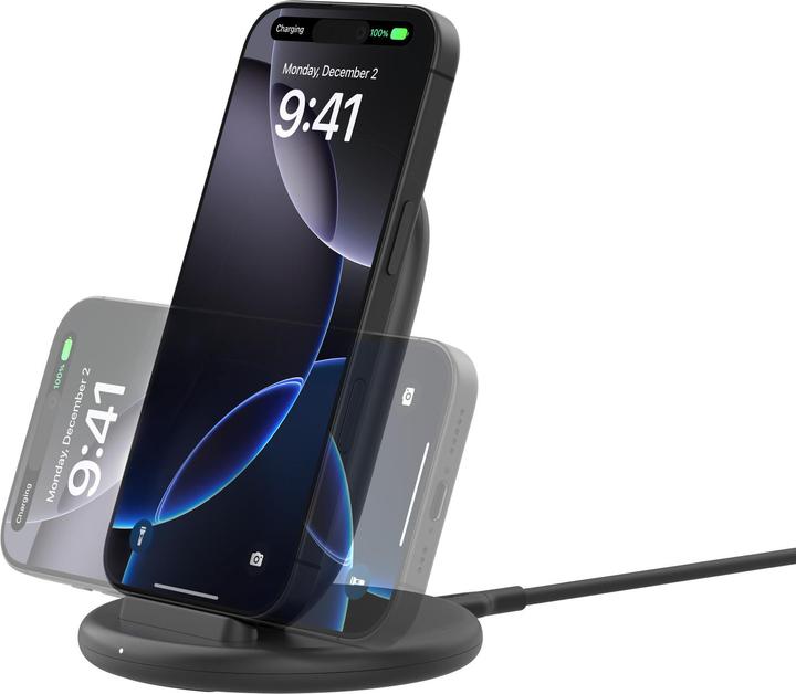 Actual product image Belkin BoostCharge 15W Ladestand kabellos, ohne Netzt. WIB006hqBK (9 W)