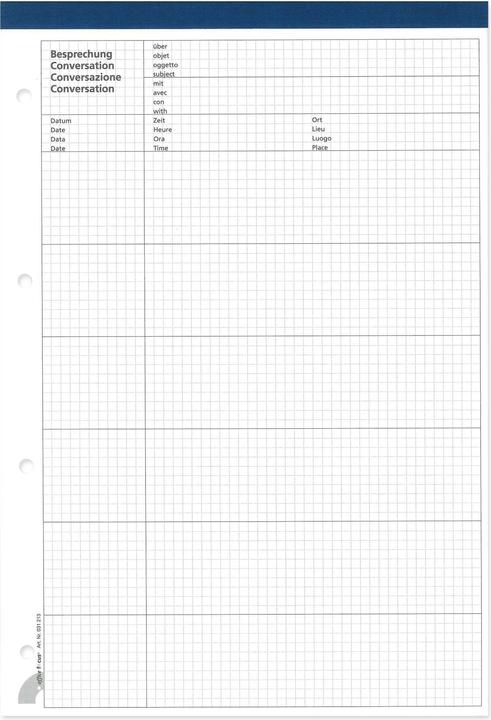 Image du produit Office Bloc-notes (A4, Quadrillé, Non contraignant)