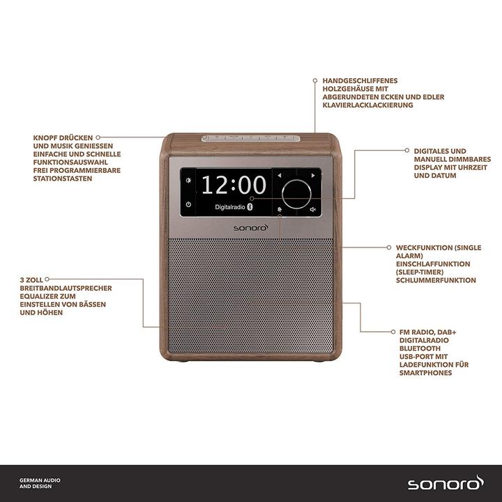 Actual product image Sonoro Easy (DAB+, DAB, FM, Bluetooth)