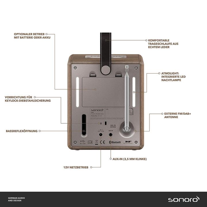 Actual product image Sonoro Easy (DAB+, DAB, FM, Bluetooth)
