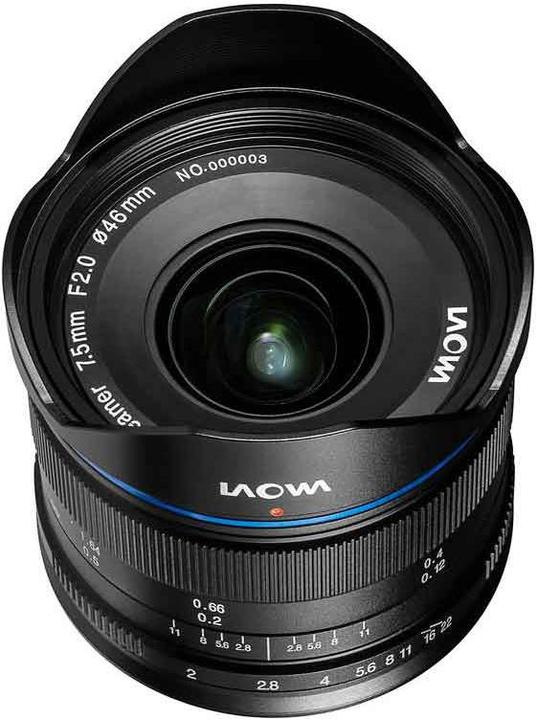Actual product image Venus Optic Laowa 7.5mm F/2 MFT standard version (Micro Four Thirds, Micro Four Thirds)
