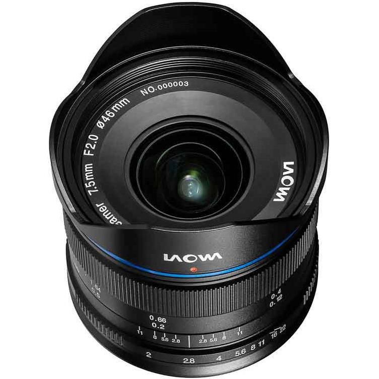Thumbnail - Venus Optic Laowa 7.5mm F/2 MFT standard version (Micro Four Thirds, Micro Four Thirds), Objektiv, Schwarz