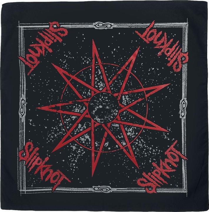 Immagine prodotto Slipknot Nine Pointed Star - Bandana