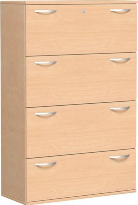 Actual product image Geramöbel Registr.Schrank PRO Buche 1536x1000x425,4OH (100 x 42.50 x 153.60 cm)