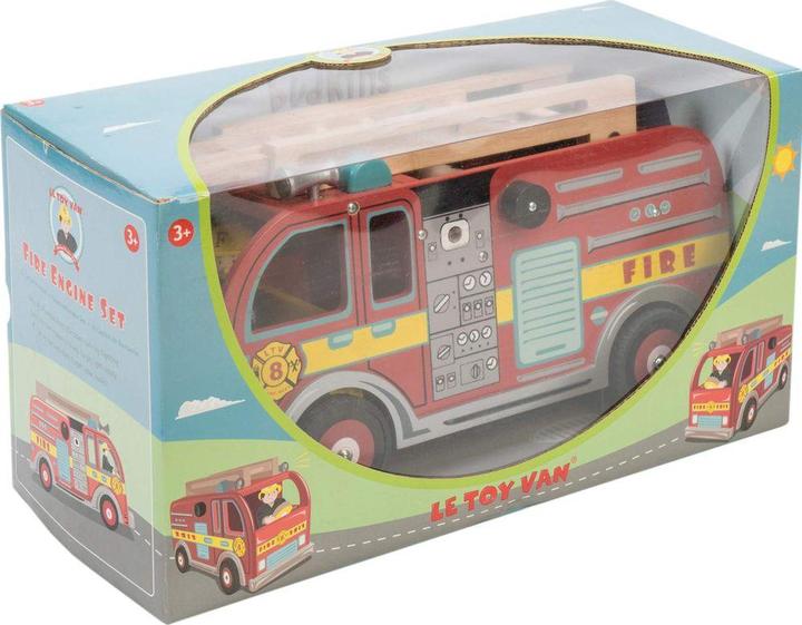 Actual product image Le Toy Van Fire department car set